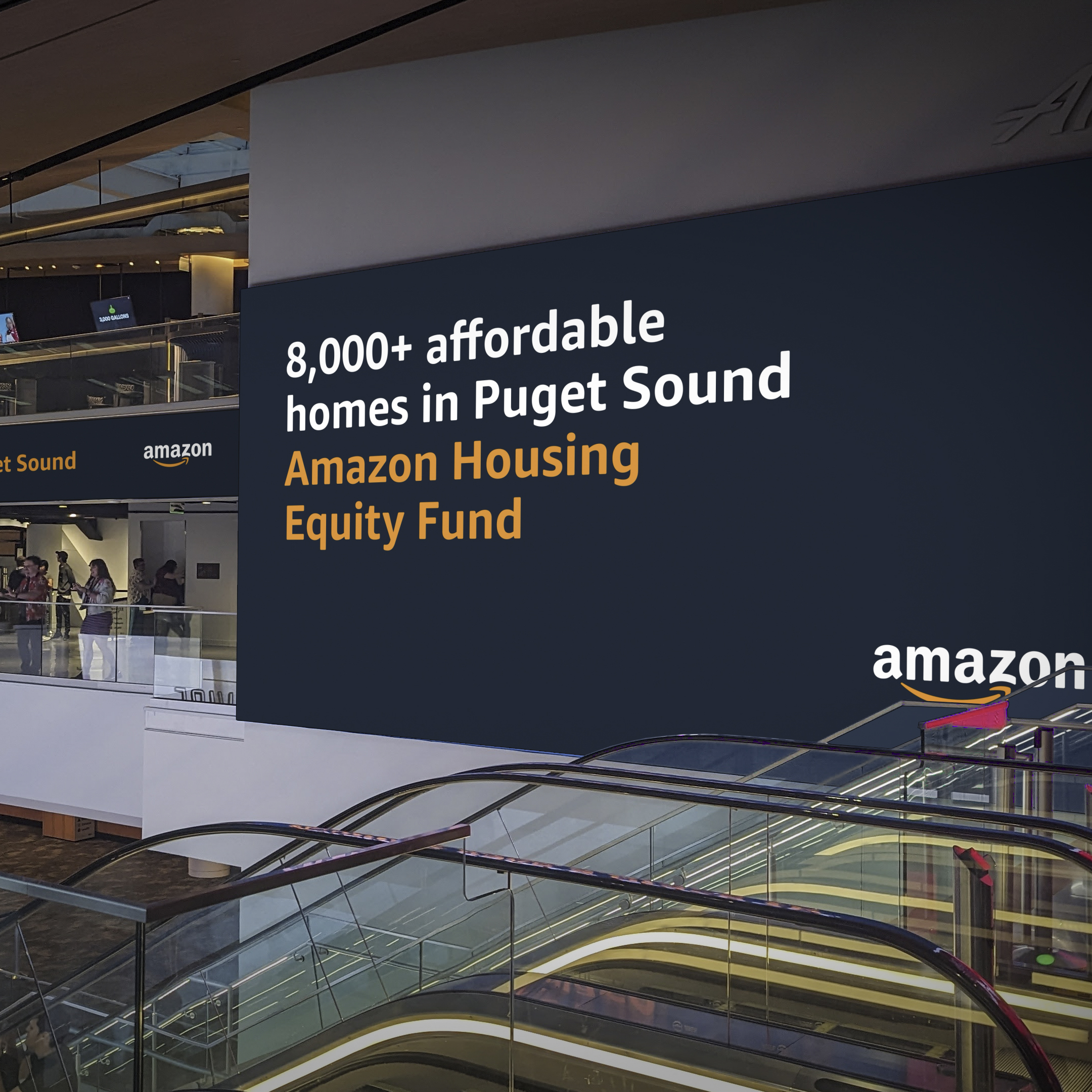 Ads in Climate Pledge Arena | Amazon